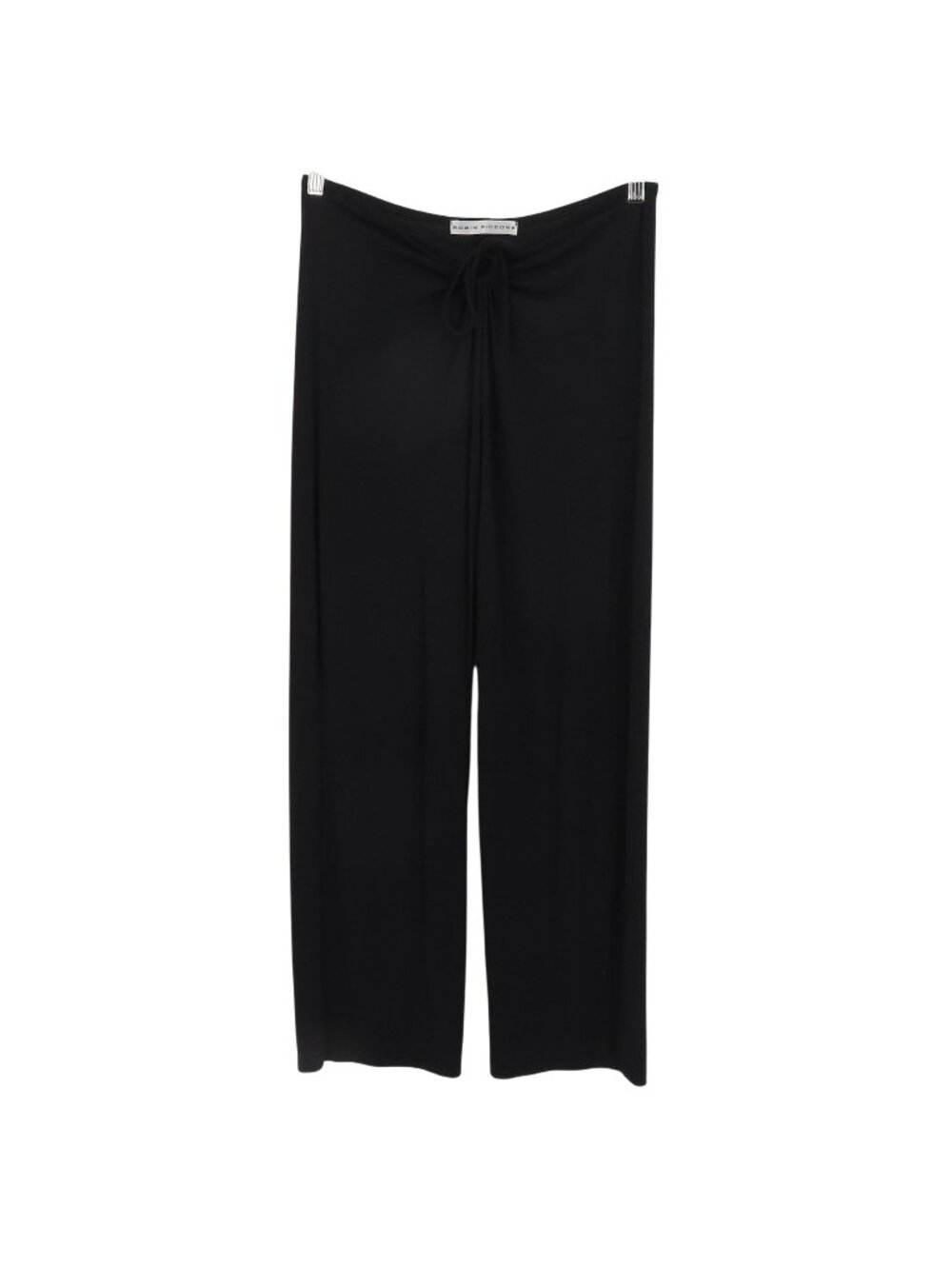 VTG Robin Piccone Women Medium Black Keyhole Front Pants Slinky Straight Leg 90s